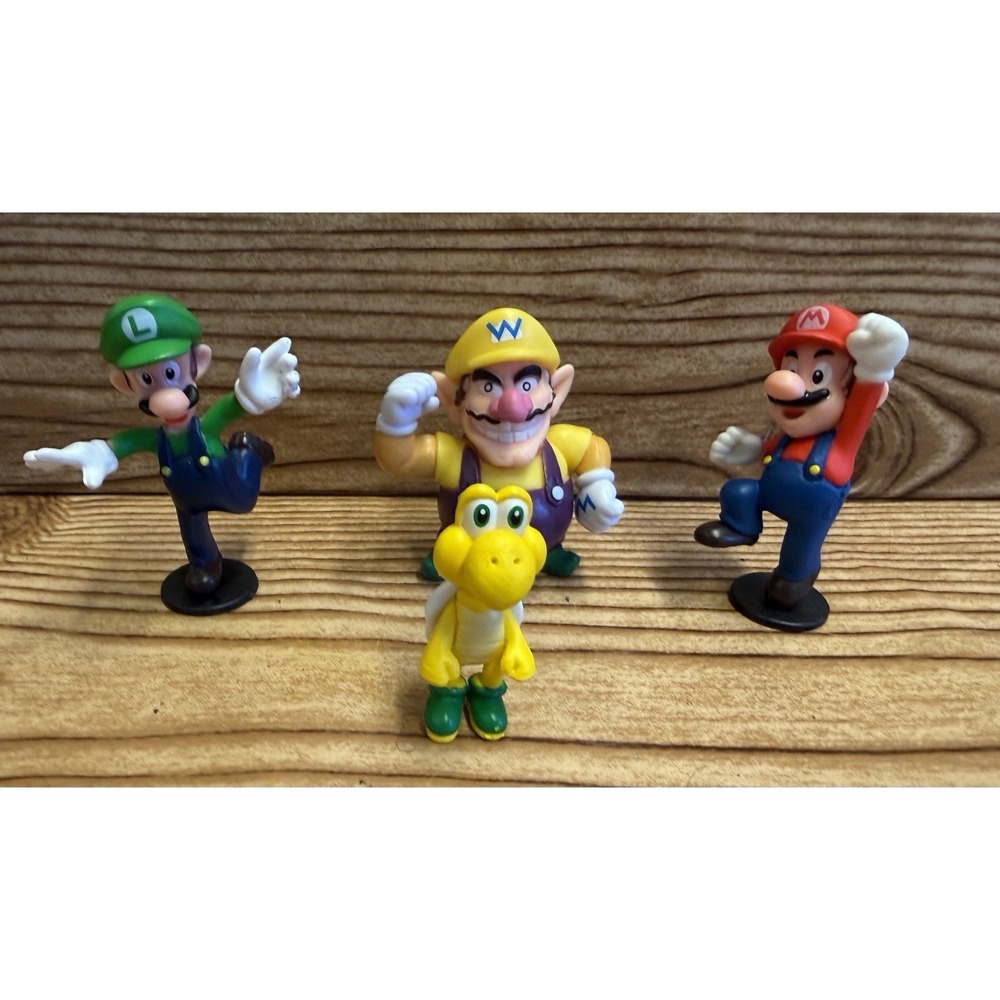 Lot Of 4 Mario Luigi Warriors Koopa Troops Action Figures Figurines *read*‎